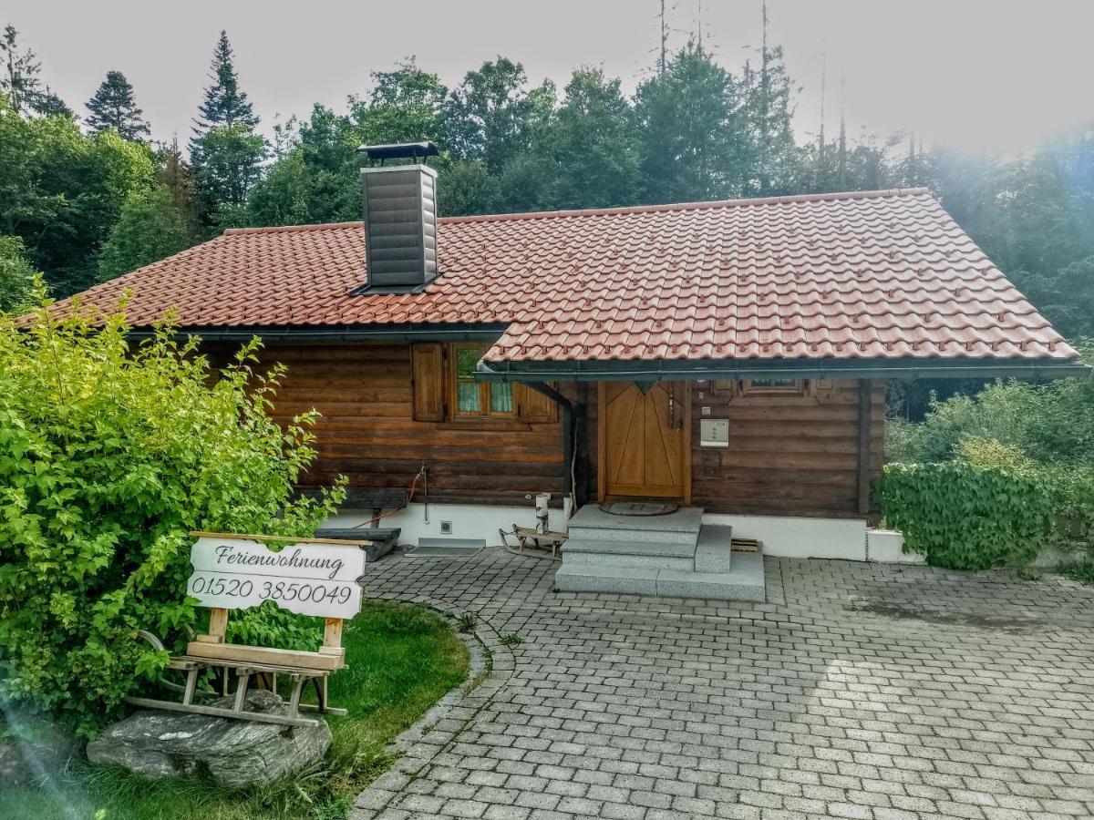 Hüttenzauber Ferienwohnung mitten im Nationalpark Lindberg Exterior foto